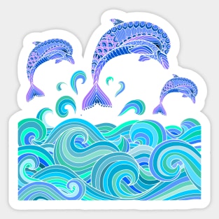 Dolphins Sticker